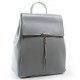 Жіночий рюкзак з натуральної шкіри ALEX RAI 373 сірий