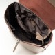 Женский рюкзак из натуральной кожи ALEX RAI 373 темно-бежевый