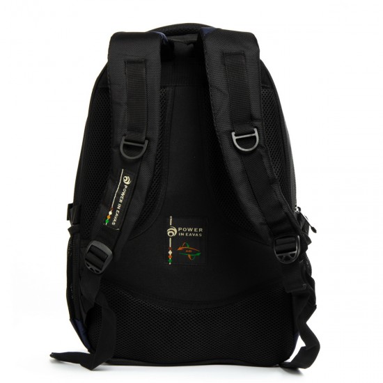 Міський рюкзак Power In Eavas 924 чорний + синій