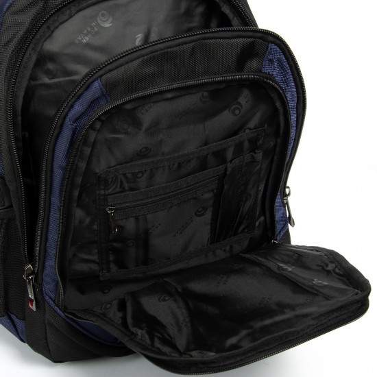 Міський рюкзак Power In Eavas 924 чорний + синій