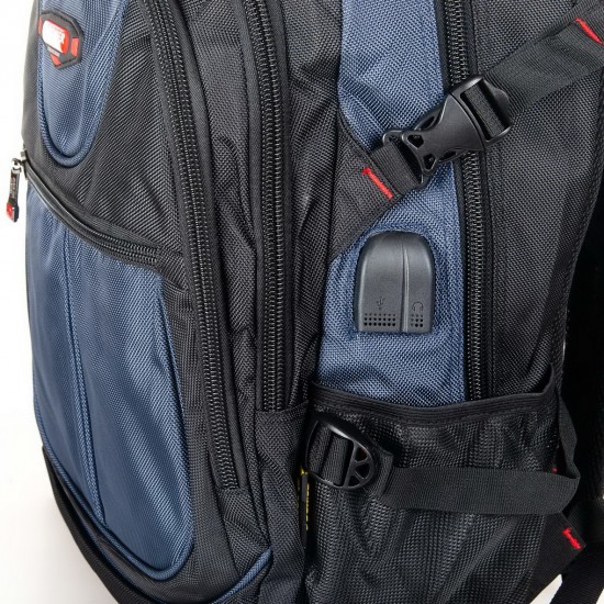 Городской рюкзак  Power In Eavas 326 черный + синий