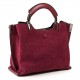 Женская модельная сумка из замша FASHION 3807 бордовый