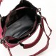 Жіноча модельна сумка з замша FASHION 3807 бордовий