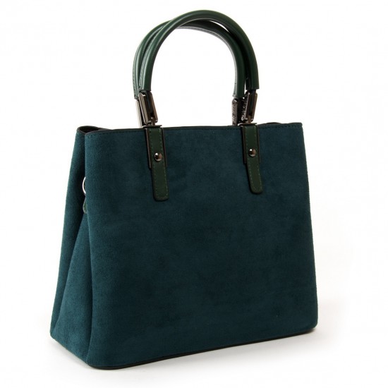 Женская модельная сумка из замша FASHION 2802 зеленый
