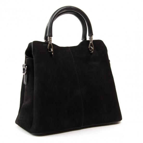Женская модельная сумка из замша FASHION 8083 черный