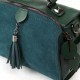 Женская модельная сумка из замша FASHION 53377 зеленый