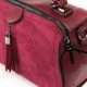 Жіноча модельна сумка з замша FASHION 53377 бордовий