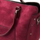Женская модельная сумка из замша FASHION 5124 бордовый