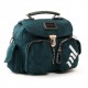Женская модельная сумка-рюкзак из замша FASHION 2105 зеленый