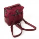 Женская модельная сумка-рюкзак из замша FASHION 11045 бордовый