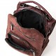 Женская модельная сумка-рюкзак из замша FASHION 0463 кофейный