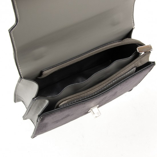 Женская сумочка из замша FASHION 1094 серый