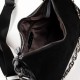 Женская сумка из натуральной кожи + замш ALEX RAI 375 черный