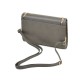 Женская сумочка-клатч FASHION 89665 серый