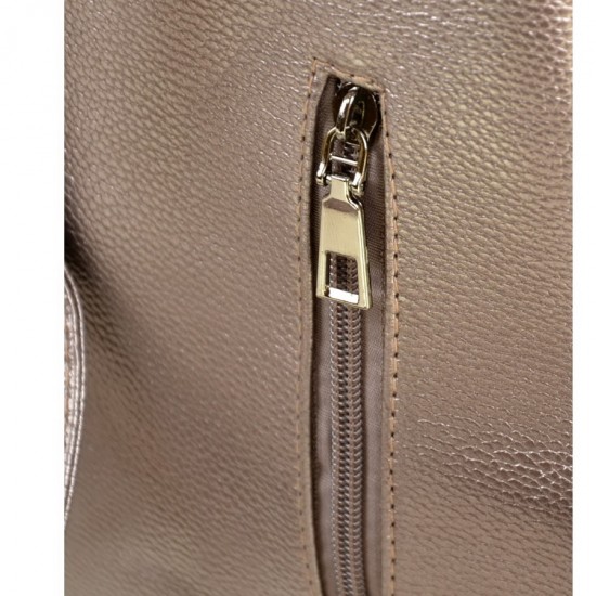 Женская рюкзак ALEX RAI 1703-2 бронзовый
