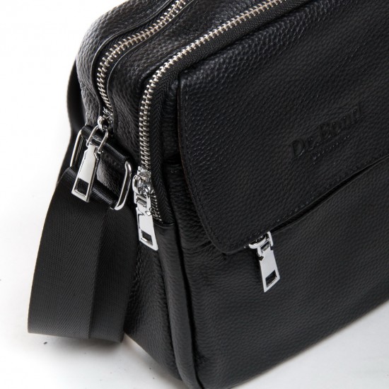Мужская сумка-планшет из натуральной кожи dr.Bond 1106 черный