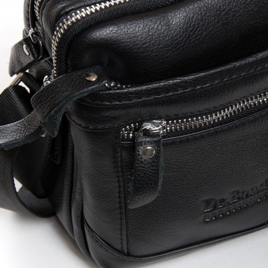 Мужская сумка-планшет из натуральной кожи dr.Bond 20108 черный