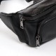 Мужская сумка на пояс или через плечо из натуральной кожи dr.Bond 66329 черный