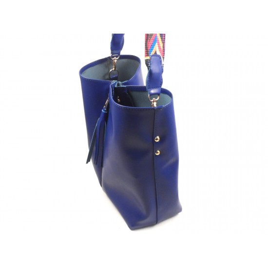 Женская модельная сумка + косметичка LARGONI T1711 синий
