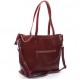 Женская сумка из натуральной кожи ALEX RAI 1542-64 бордовый