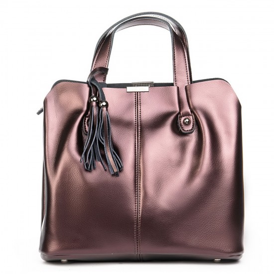 Женская сумка из натуральной кожи ALEX RAI 8655 бронзовый