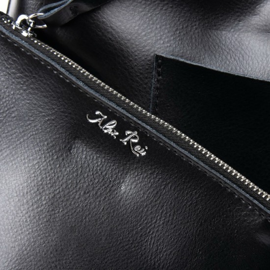 Жіноча сумка з натуральної шкіри ALEX RAI 9322 чорний