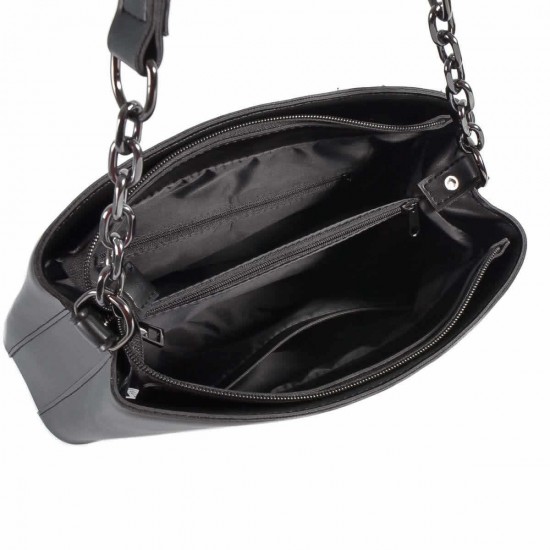 Жіноча модельна сумочка LUCHERINO 628 чорний