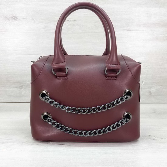 Женская модельная сумочка WELASSIE Jean бордовый