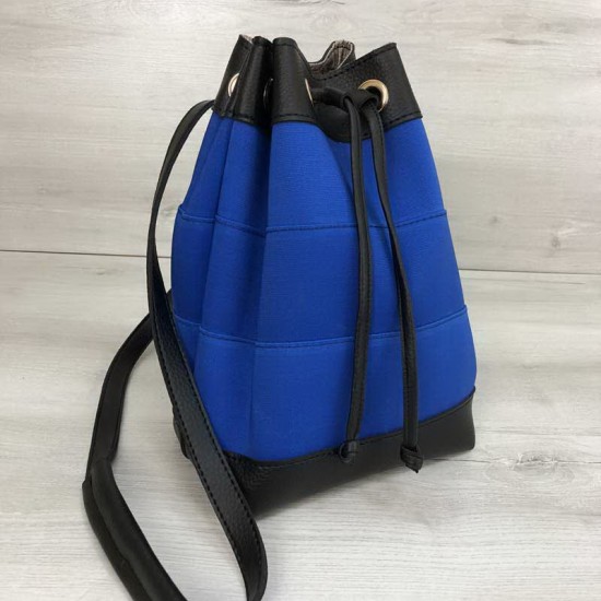 Женский сумка-рюкзак WELASSIE Резинка синий