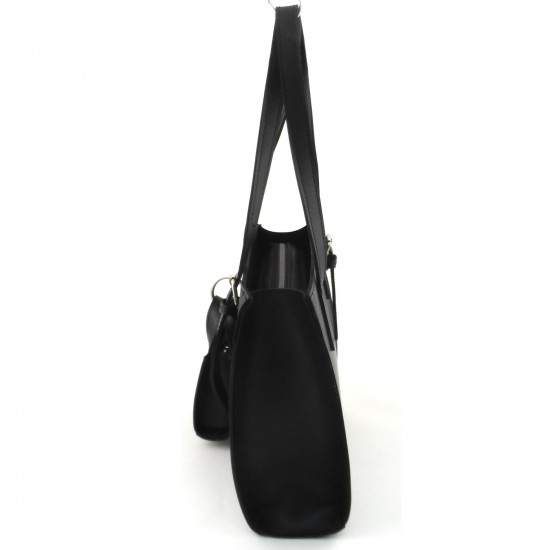 Женская модельная сумка + косметичка LARGONI 2140 черный