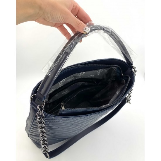 Жіноча модельна сумка WELASSIE Ермін темно-синій