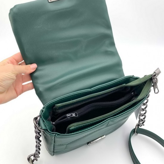 Женская сумка через плечо WELASSIE Санди зеленый