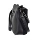 Жіноча сумочка з натурального замша LUCHERINO 680 чорний