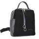 Женская рюкзак из натуральной замши LUCHERINO 660 черный