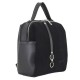 Женская рюкзак из натуральной замши LUCHERINO 660 черный