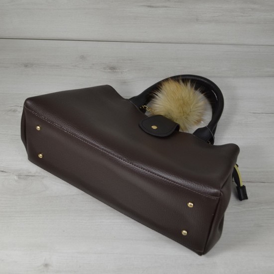 Женская модельная сумка WELASSIE Альба коричневый
