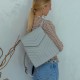 Женская модельная сумка-рюкзак WELASSIE Луки серый