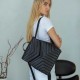 Жіноча модельна сумка-рюкзак WELASSIE Луки чорний