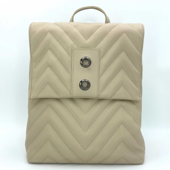 Женская модельная сумка-рюкзак WELASSIE Харпер бежевый