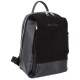 Женская рюкзак из натуральной замши LUCHERINO 606 черный