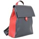 Жіноча рюкзак LUCHERINO 608 темно-синій + червоний