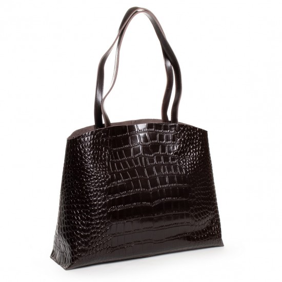 Жіноча сумка з натуральної шкіри ALEX RAI 13-9506 коричневий
