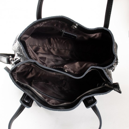 Жіноча сумка з натуральної шкіри ALEX RAI 16-3204 чорний
