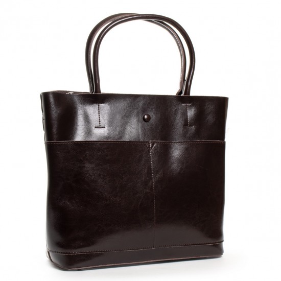 Женская сумка из натуральной кожи ALEX RAI 13-9505 коричневый