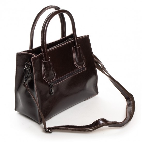 Женская сумка из натуральной кожи ALEX RAI 19-P1527 коричневый