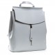 Женский рюкзак из натуральной кожи ALEX RAI 3206 серый