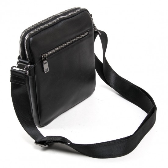 Чоловіча сумка-планшет з натуральної шкіри BRETTON BE N2039-4 чорний