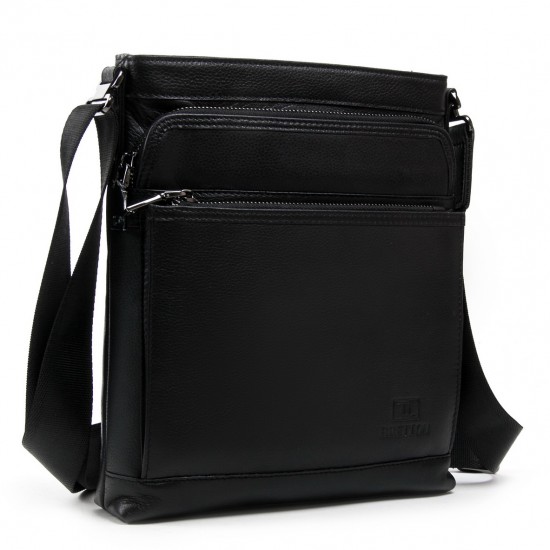 Мужская сумка-планшет из натуральной кожи BRETTON BE 5446-3 черный
