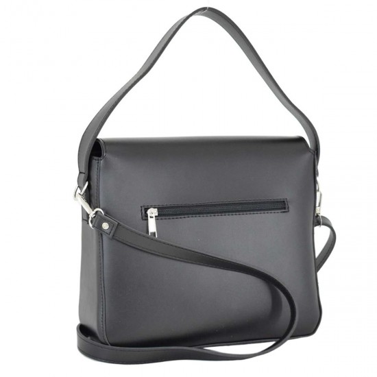 Жіноча сумочка з натурального замшу LUCHERINO 695 чорний замш