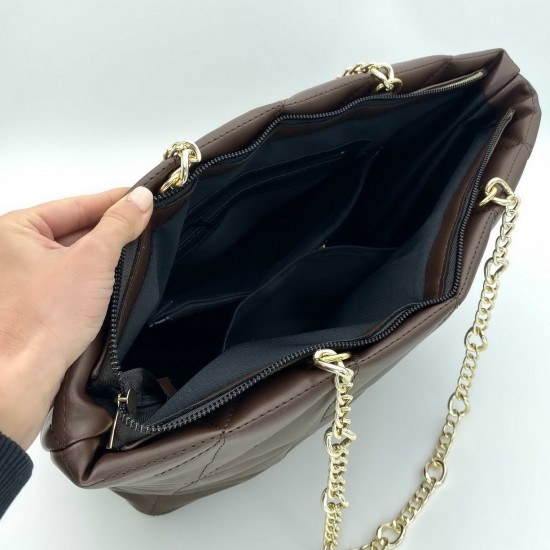 Женская модельная сумка WELASSIE Саманта шоколадная